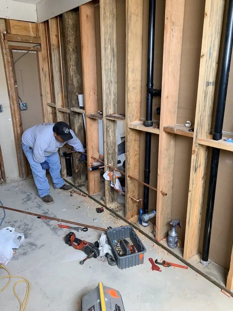 Commercial rough-in plumbing for Water Heater Replacement in Ashwaubenon